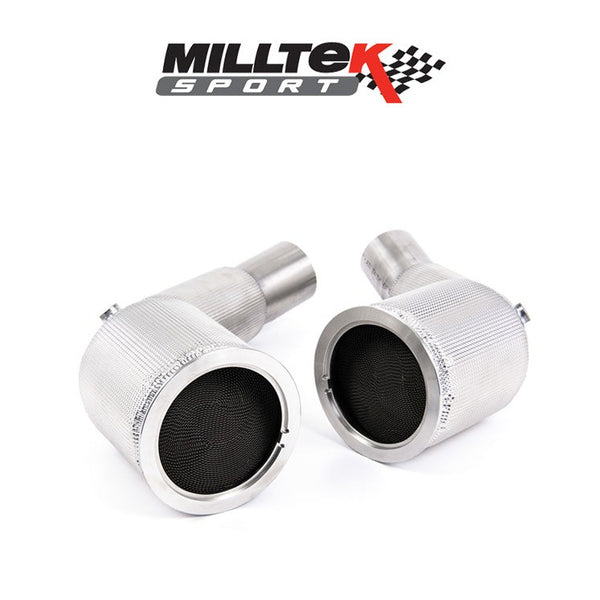 MILLTEK LARGE BORE DOWNPIPES AND HI-FLOW SPORTS CATS |  RS6/7 C8 & S8 D5 4.0 V8