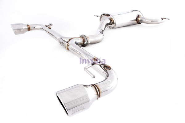 INVIDIA Q300 CAT BACK EXHAUST WITH STEEL TIPS | GOLF GTI MK6