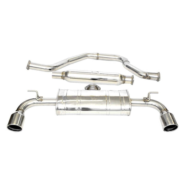 INVIDIA Q300 CAT BACK EXHAUST WITH STEEL TIPS | GOLF GTI MK7