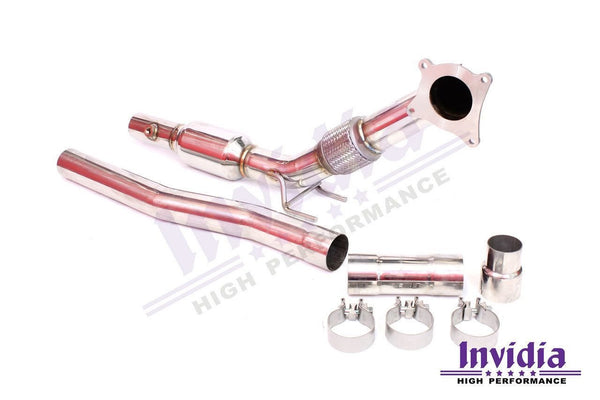 INVIDIA DOWN PIPE WITH HIGH FLOW CAT | GOLF GTI MK6