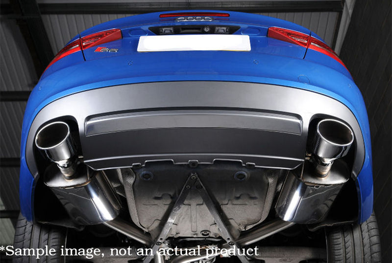 MILLTEK SPORT CAT-BACK NON RESONATED QUAD POLISHED OVAL TRIMS | S5 COUPE B9