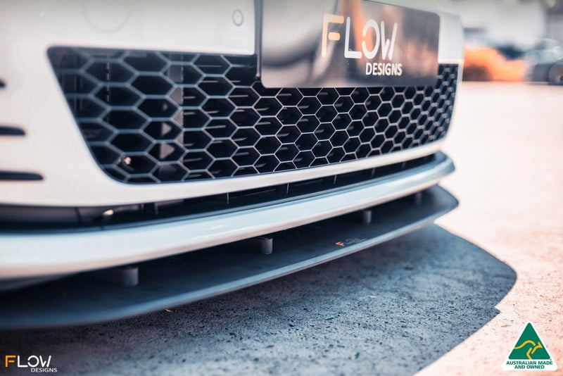 Flow Designs Front Lip Splitter & Bumper Reinforcement Bracket | Golf GTI MK7