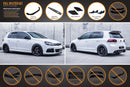 Flow Designs Full Lip Splitter Set | Golf R MK6