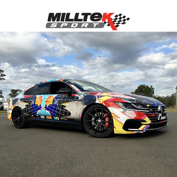 MILLTEK SPORT CAT-BACK 76MM NON-RESONATED VALVED SYSTEM | ARTEON