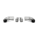 AKRAPOVIC LINK PIPE SET TO MOUNT AKRAPOVIC TIPS ON STOCK EXHAUST (SS) | GOLF GTI MK6