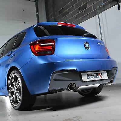 MILLTEK SPORT CAT BACK NON-RESONATED RACE WITH CARBON FIBRE JET-90 TRIMS | 1 SERIES M140I (F20 & F21 LCI)