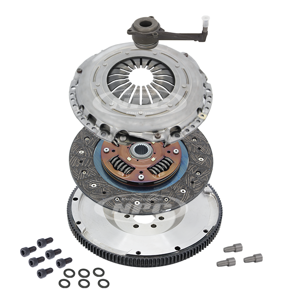 NPC PERFORMANCE SUPER HEAVY DUTY ORGANIC CLUTCH & FLYWHEEL PACKAGE | GOLF GTI MK5 & R MK6