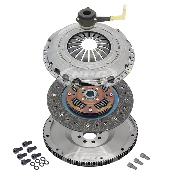 NPC PERFORMANCE SUPER HEAVY DUTY ORGANIC CLUTCH & FLYWHEEL PACKAGE | GOLF GTI MK6 & MK7, R MK7