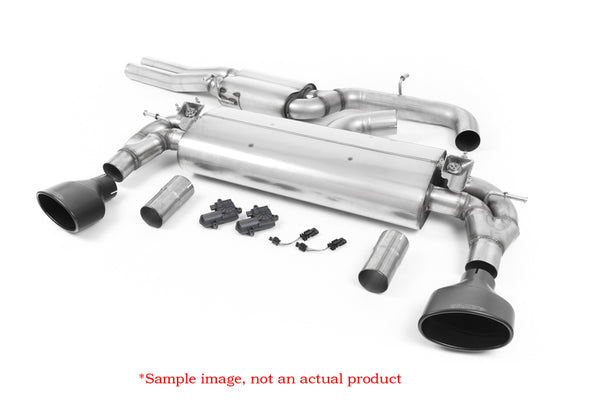 MILLTEK SPORT CAT BACK PART RESONATED – ROAD+ WITH CERAKOTE BLACK OVAL TRIMS | RS5 B9 2.9 V6 TURBO COUPE