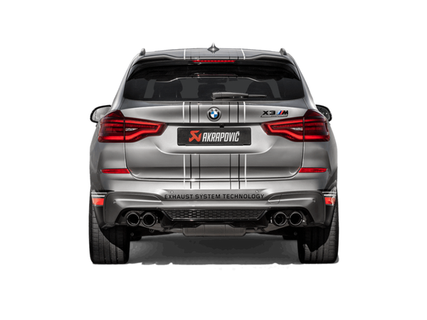 AKRAPOVIC SLIP ON LINE (TITANIUM) WITH CARBON TAIL PIPES | X3M F97