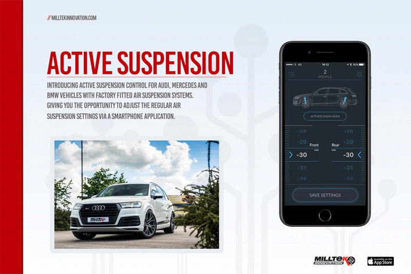 MILLTEK SPORT ACTIVE SUSPENSION CONTROL | RS6 C7 4.0 TFSI BITURBO