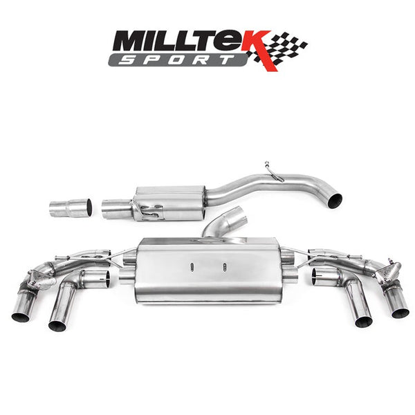 MILLTEK PARTICULATE FILTER-BACK RESONATED WITH TITANIUM GT-115 TRIMS