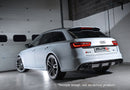 MILLTEK FRONT SILENCER BACK SYSTEM (TWIN 80MM) WITH CERAKOTE BLACK OVAL TRIMS | RS6 C8 4.0 V8 BI-TURBO